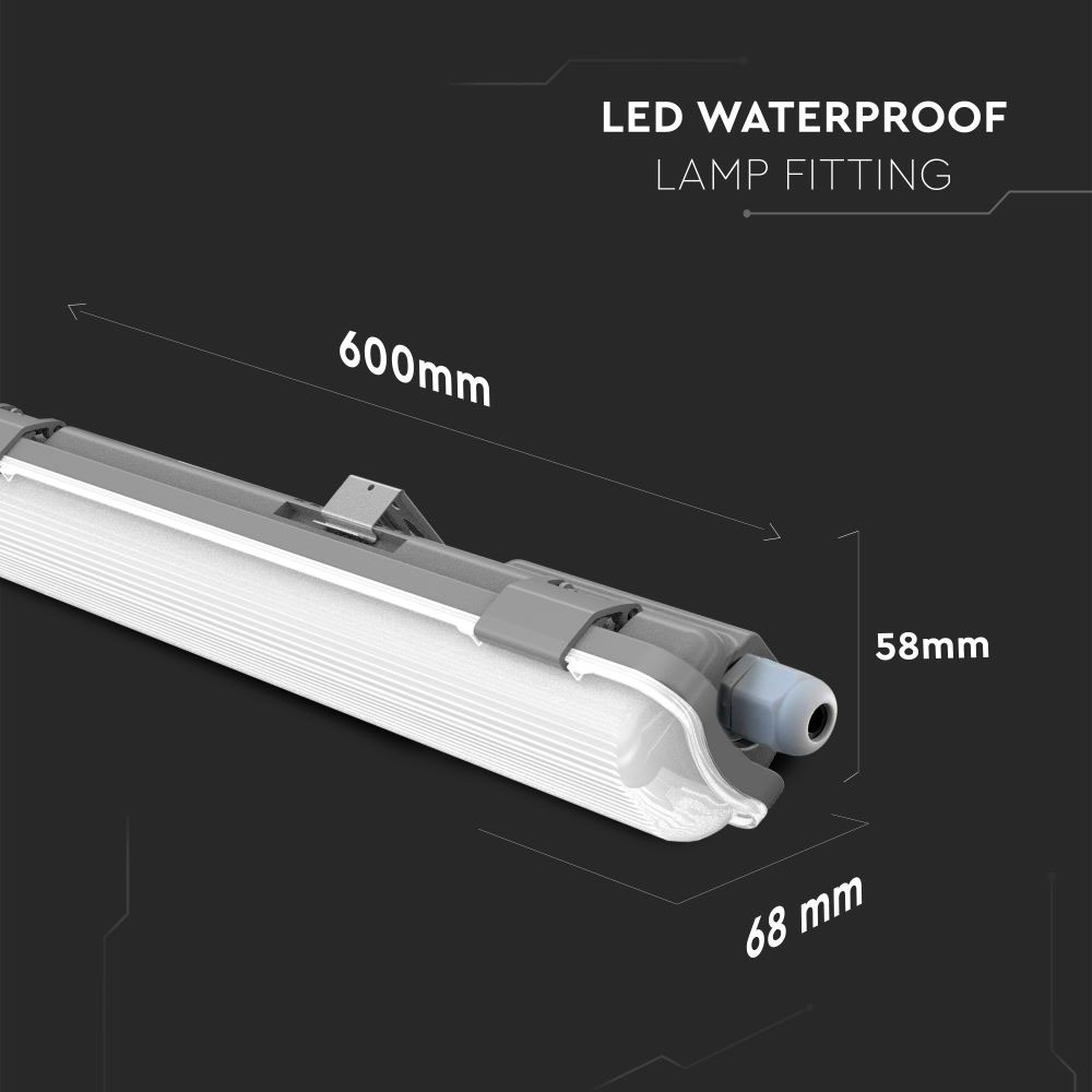 V-TAC LED Leuchte 18W 6400K 1280mm IP65