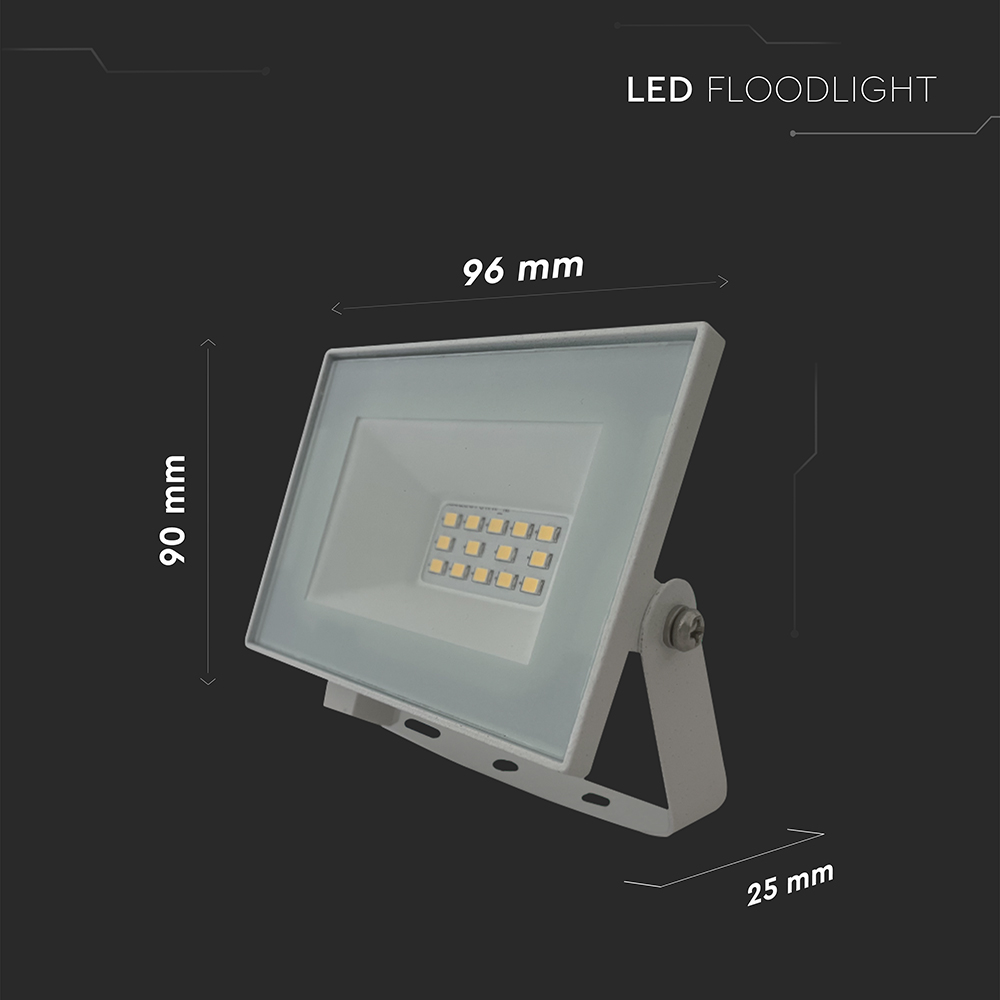 V-TAC LED Flutlicht 10W Tageslicht IP65