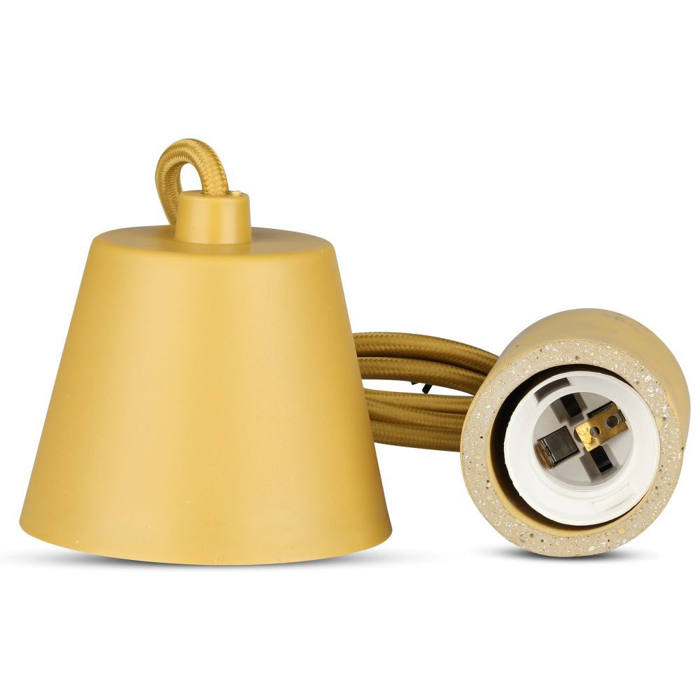 V-TAC Pendelleuchte E27 60W Beige 100mm IP20