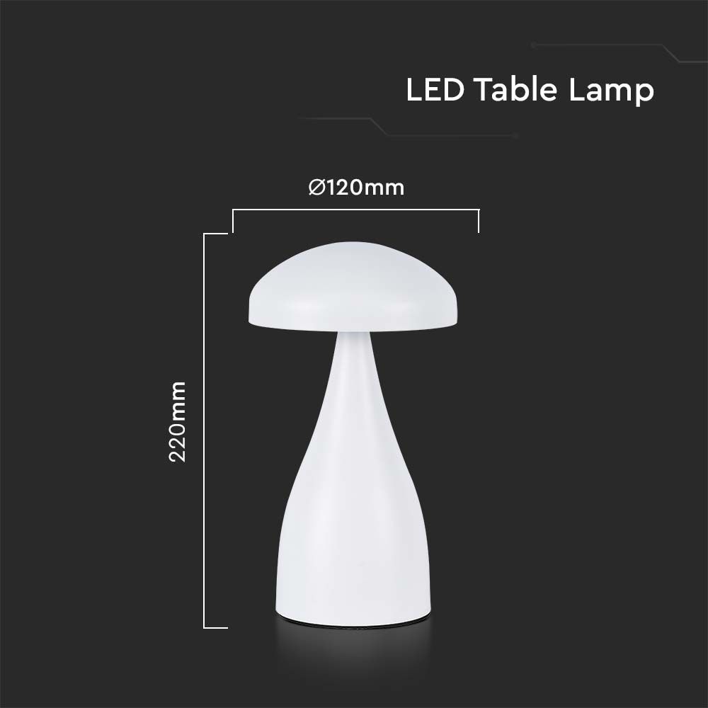 V-TAC Tischlampe 1W 3IN1 155mm IP20