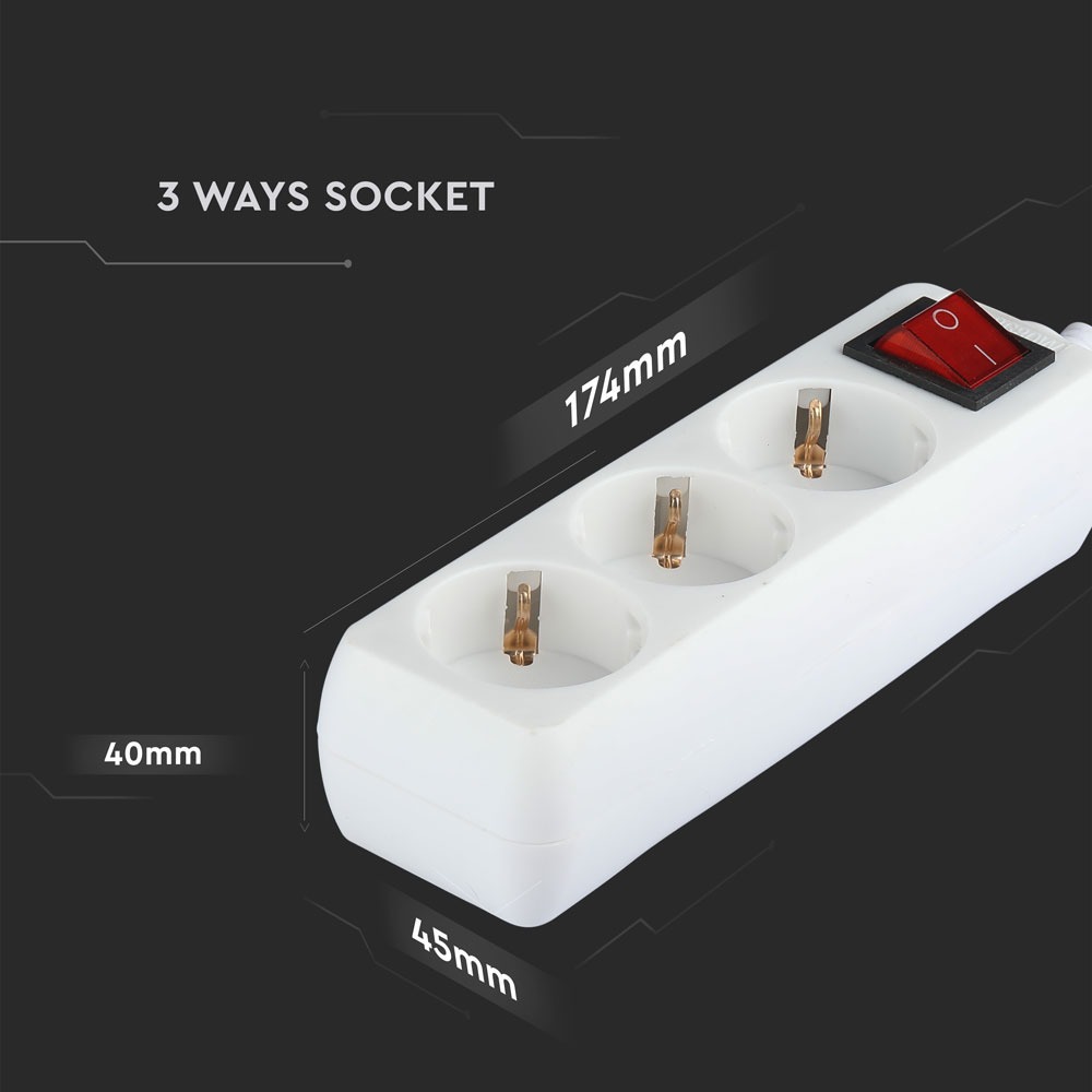 V-TAC Adapter 250V 3680W IP20