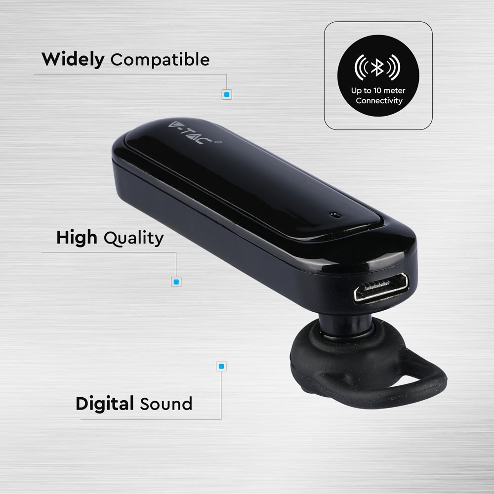 V-TAC In-Ear Kopfhörer Wireless 0W 100mm