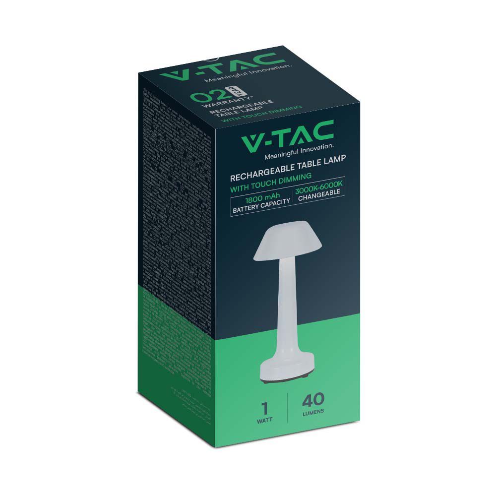 V-TAC Tischlampe 1W 3IN1 230mm IP20