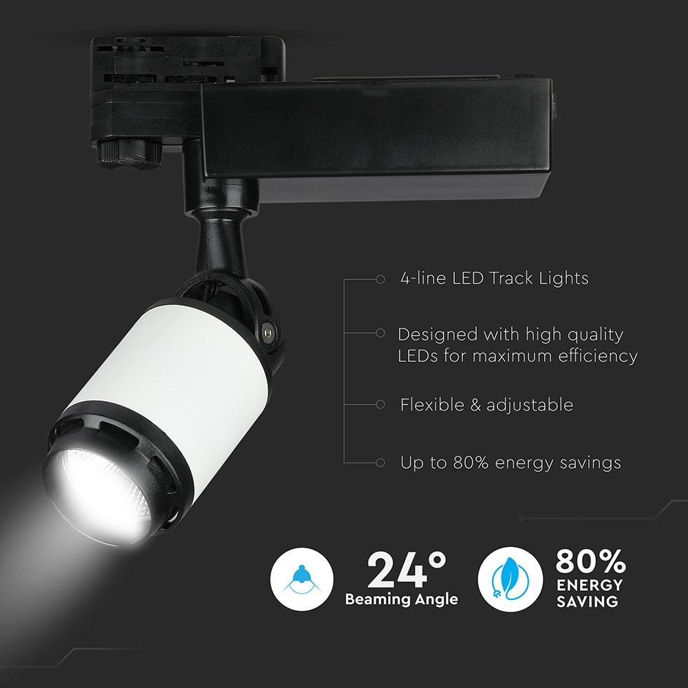 V-TAC LED Schienenleuchte 10W 6000K