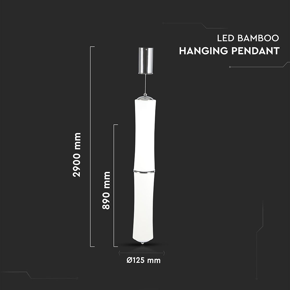V-TAC Pendelleuchte 32W 3000K 1130mm IP20