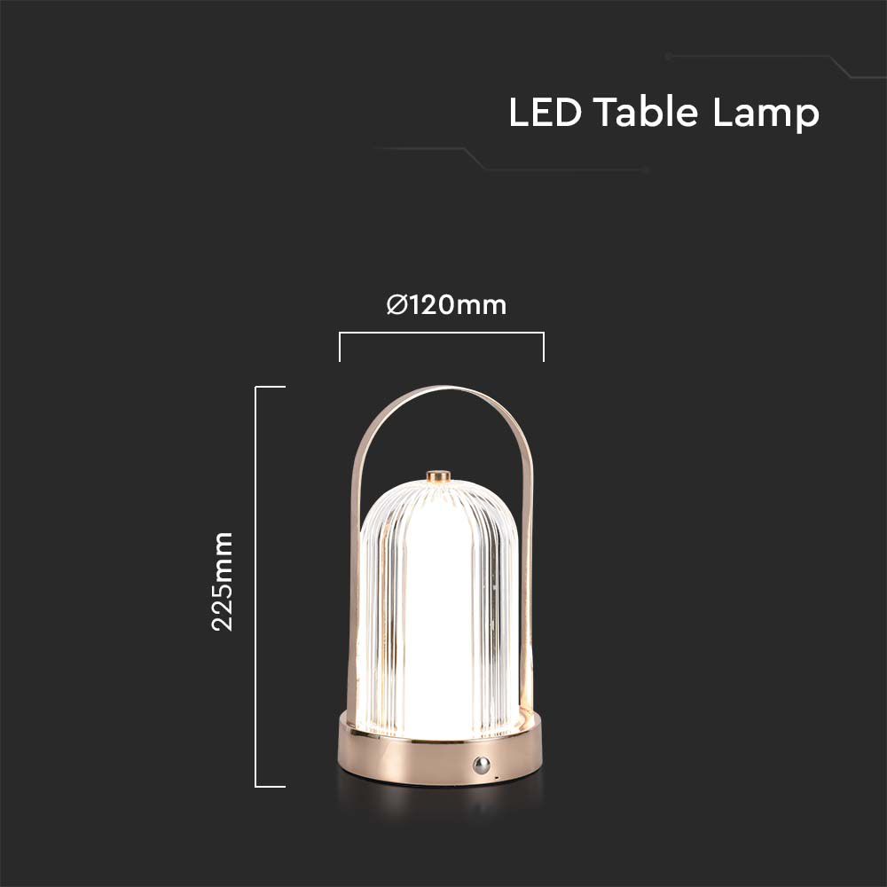 V-TAC Tischlampe 1W 3IN1 155mm IP20