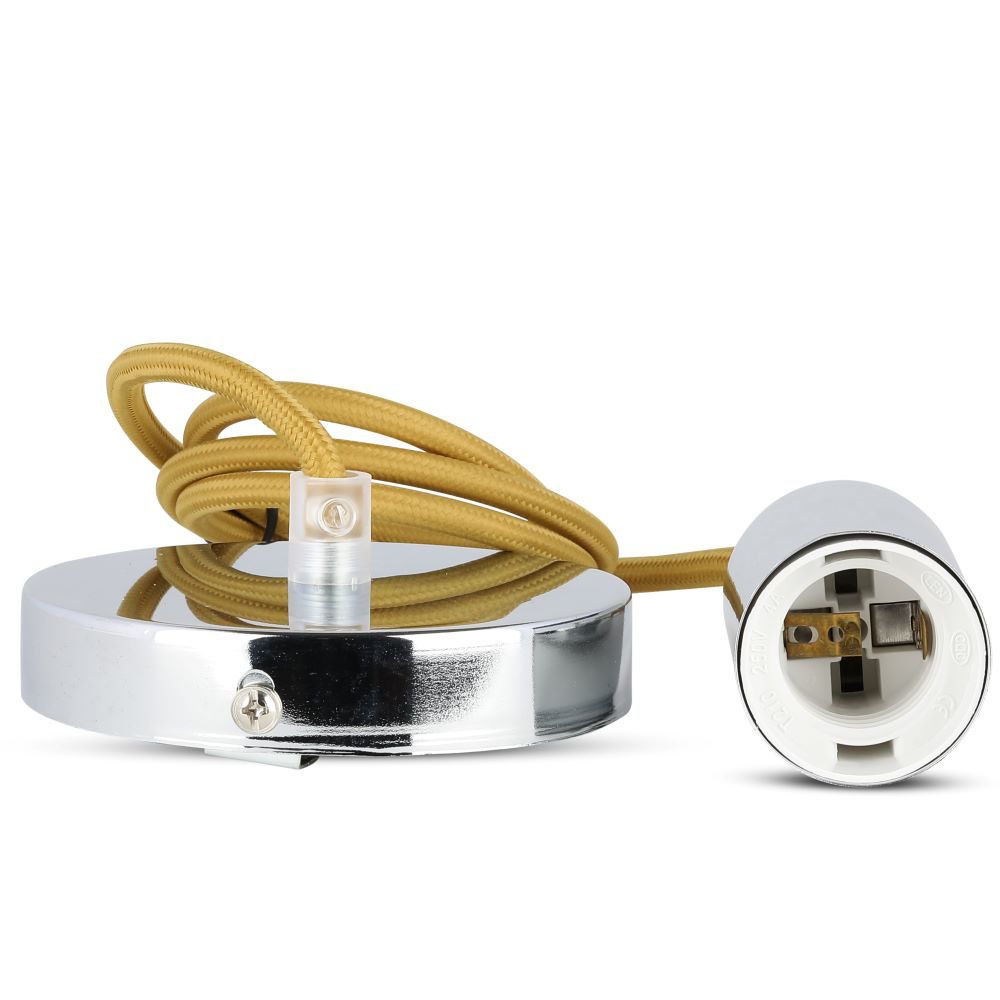 V-TAC Pendelleuchte E27 60W Beige 170mm IP20