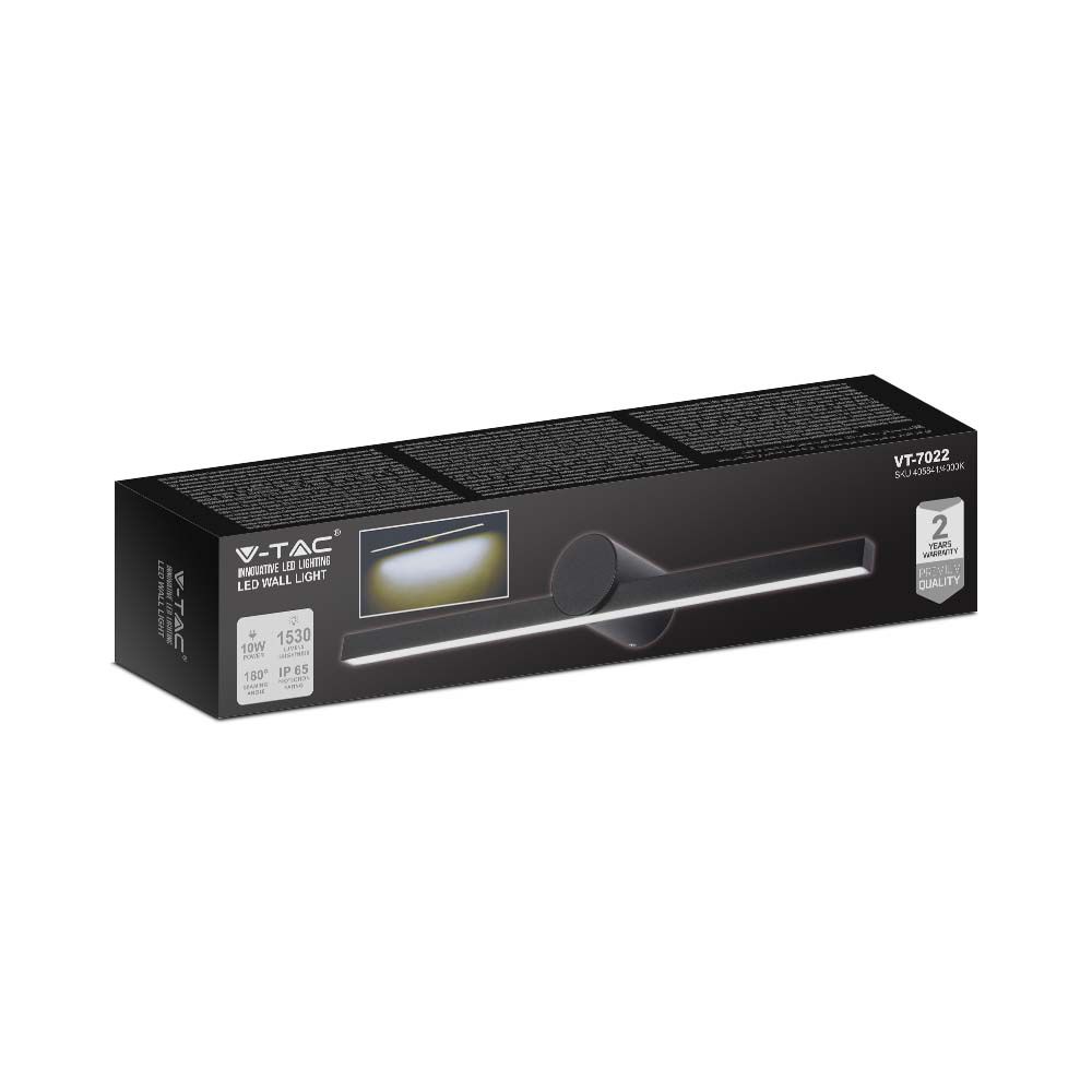 V-TAC Wandleuchte 10W Warmweiss 145mm IP65