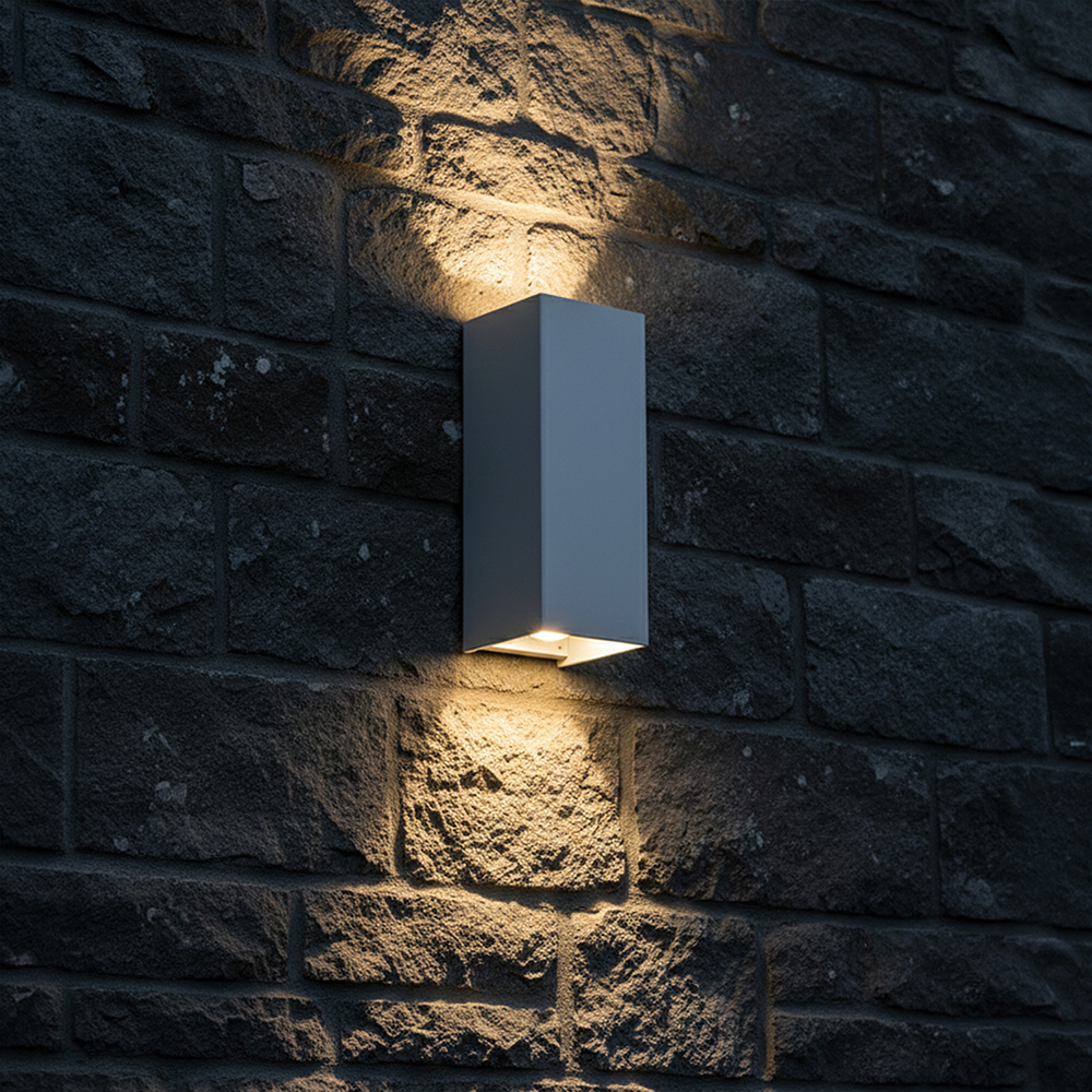 V-TAC LED-Außenwandleuchte 10W CCT 3in1 weiß IP65 (VT-120112-W)