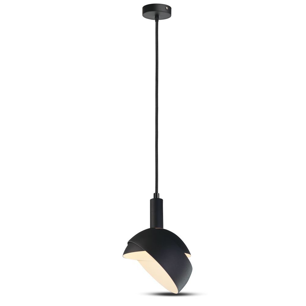 V-TAC Pendelleuchte E14 60W Schwarz 190mm IP20