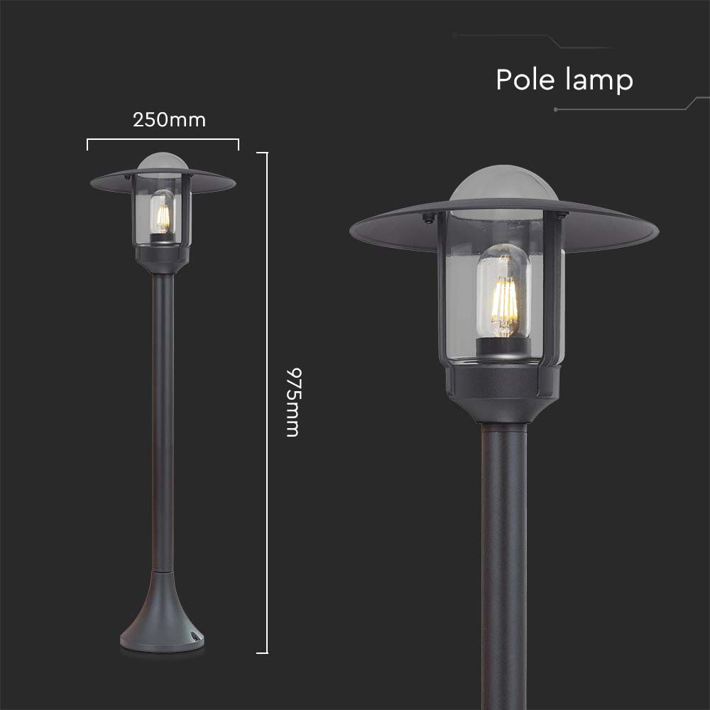 V-TAC Gartenlampe E27 60W IP44
