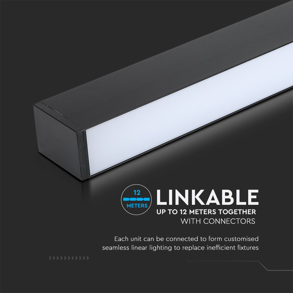 V-TAC Linearleuchte 40W Warmweiss 1240mm IP20
