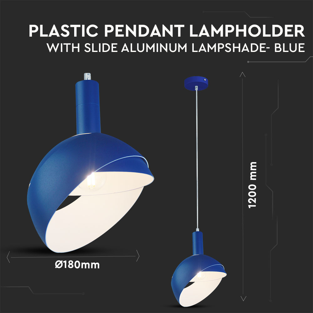 V-TAC Pendelleuchte E14 60W IP20 190mm