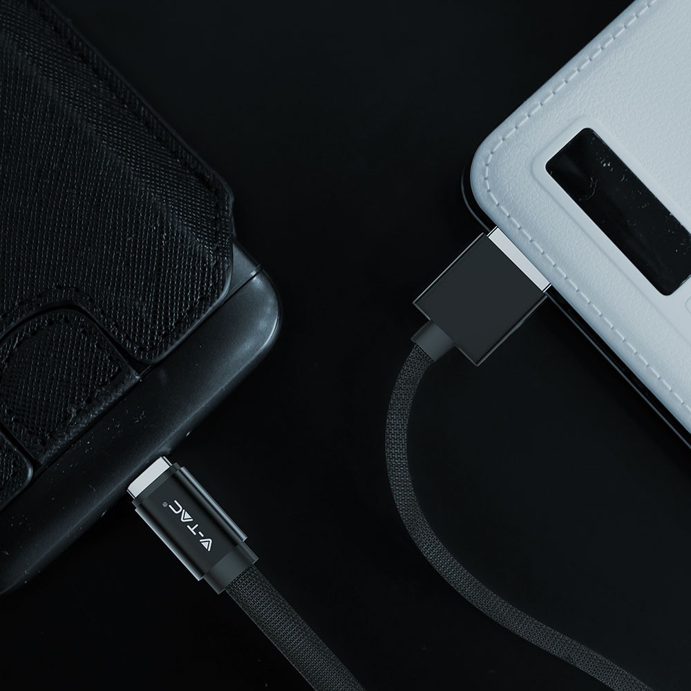 V-TAC USB Kabel Micro USB 2,4A 75mm