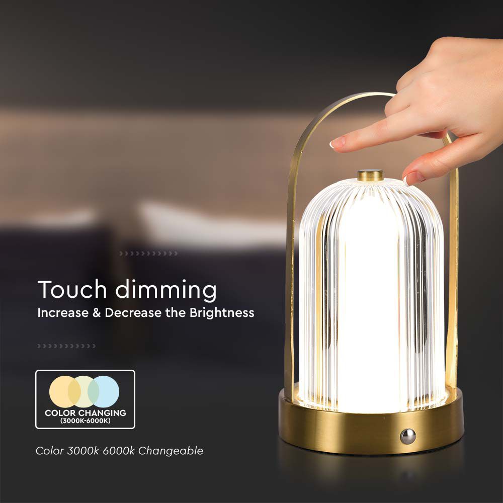V-TAC Tischlampe 1W 3IN1 155mm IP20