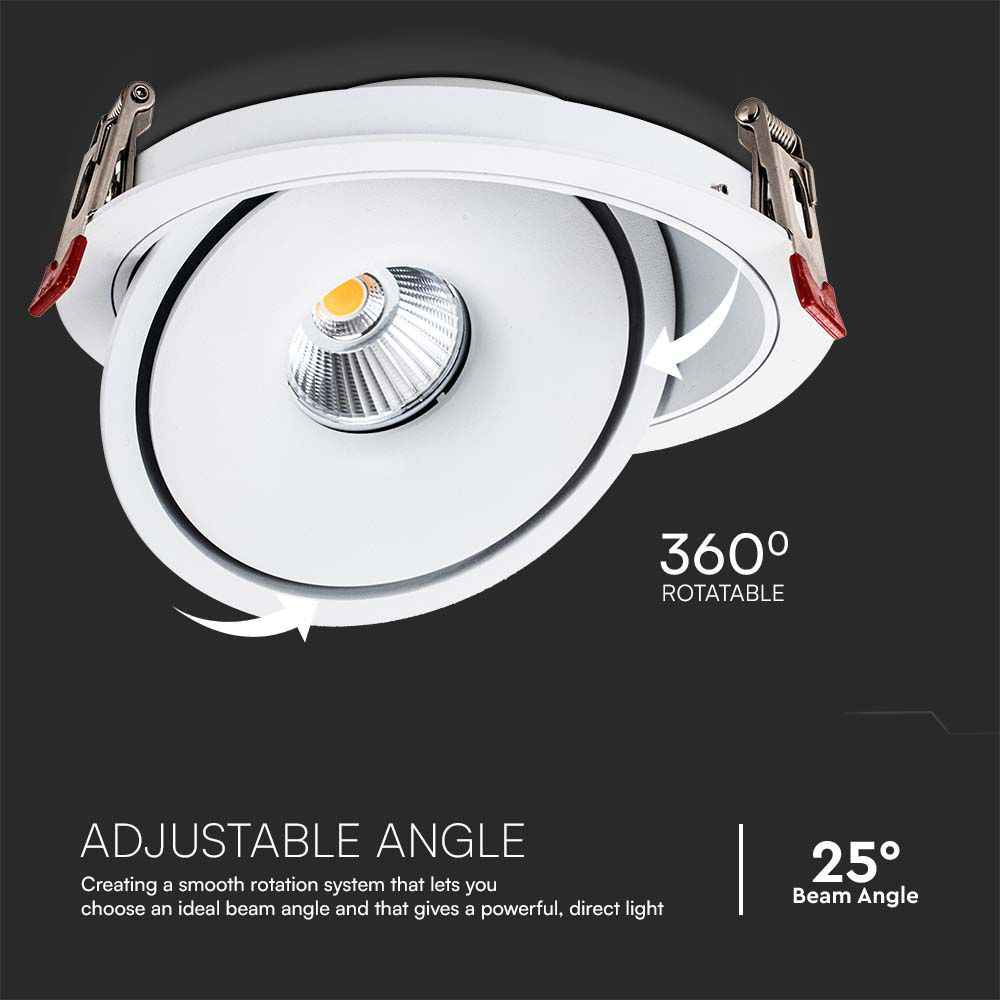 V-TAC LED Downlight 28W 3IN1 IP20