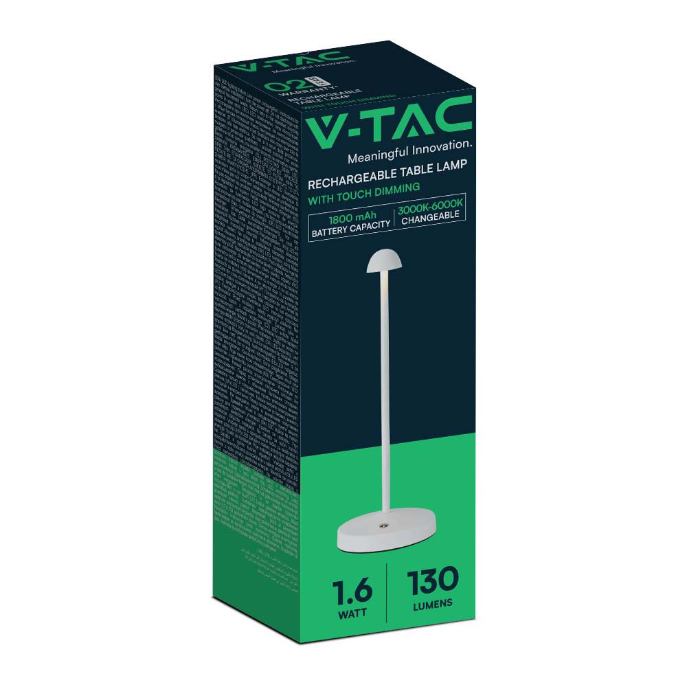 V-TAC Tischlampe 1,6W 3IN1 IP20