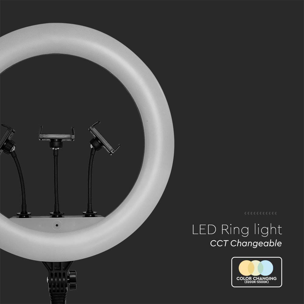 V-TAC Ringlicht 55W 3IN1 565mm IP20