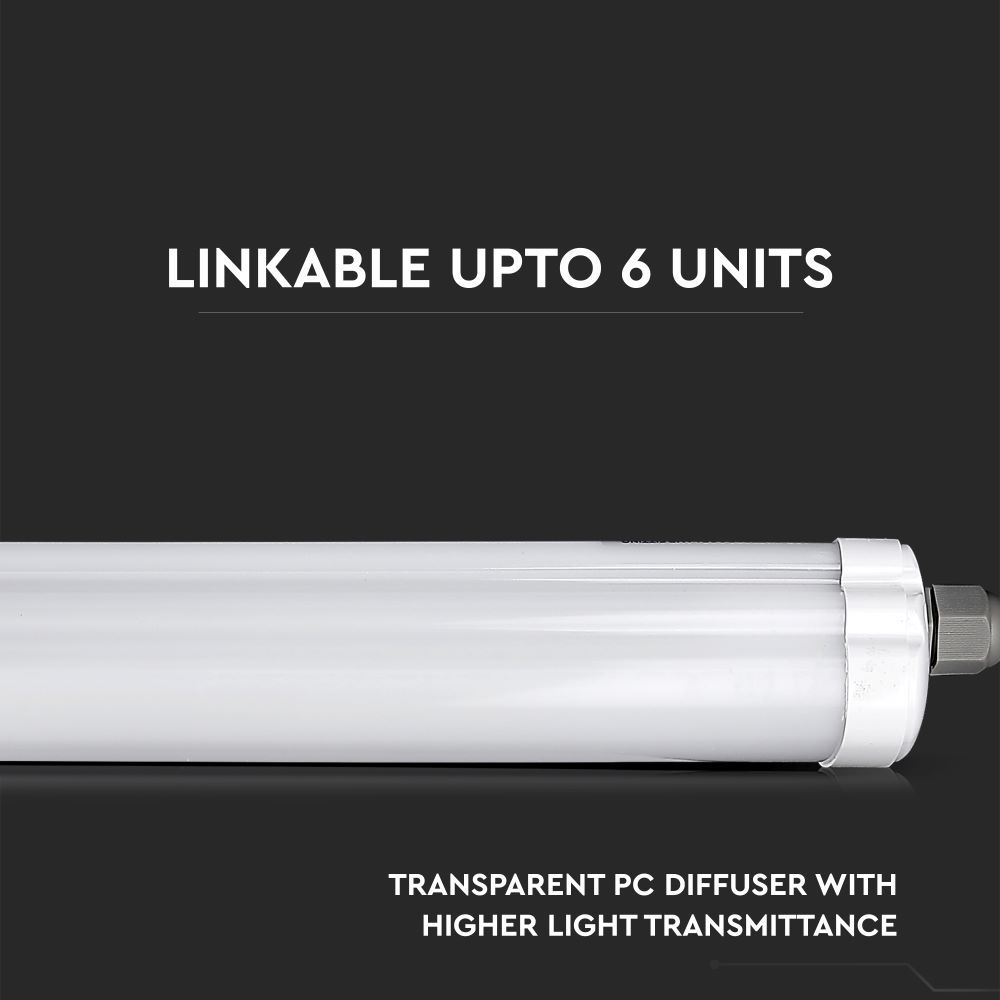 V-TAC LED Battenleuchte 48W 4000K 1580mm IP65