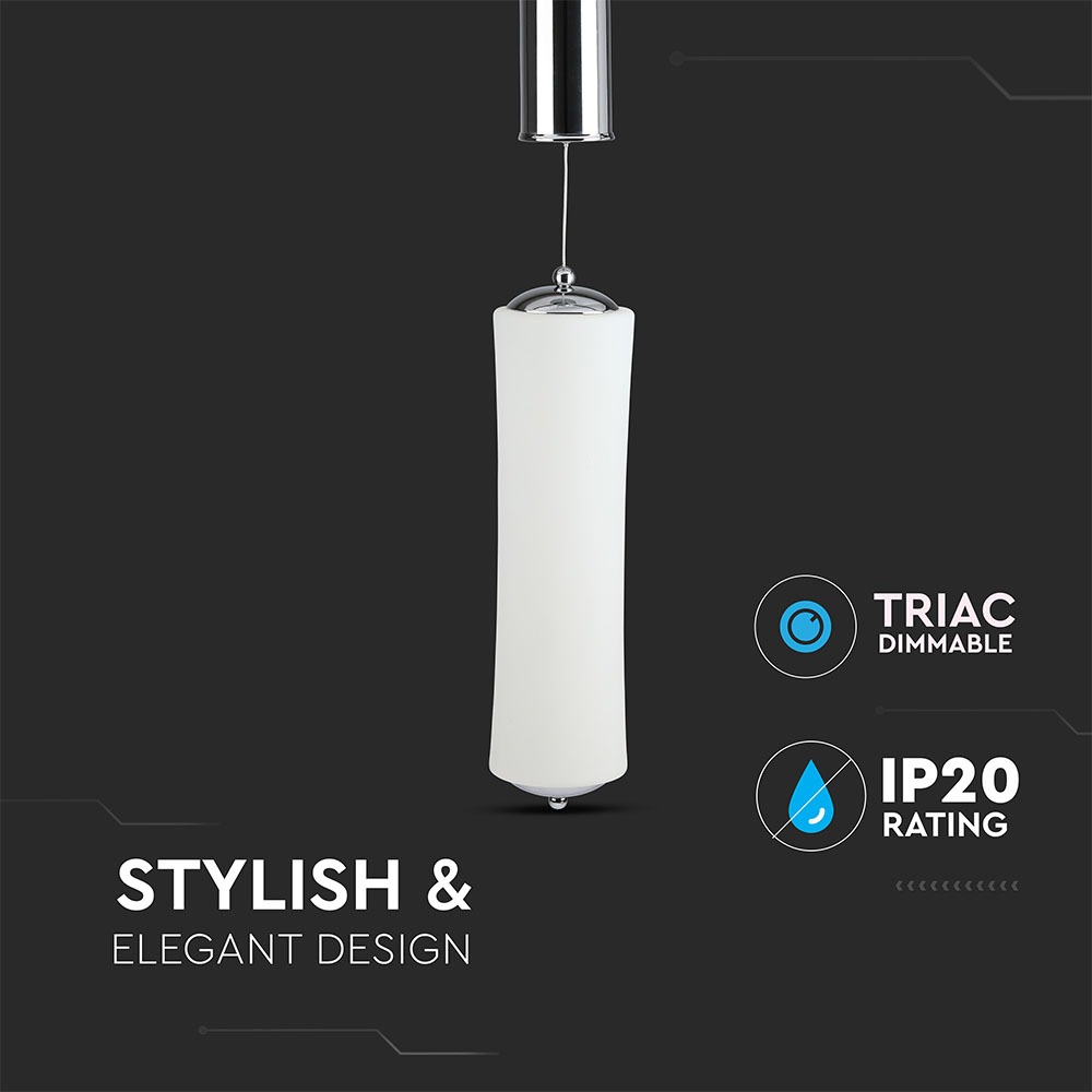 V-TAC Pendelleuchte 18W Warmweiss 200mm IP20