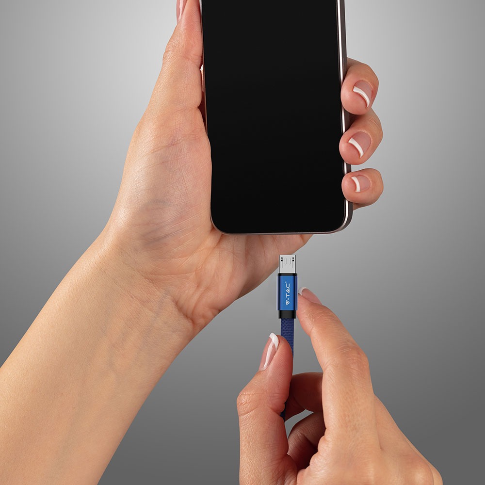 V-TAC USB Kabel Micro USB 75mm