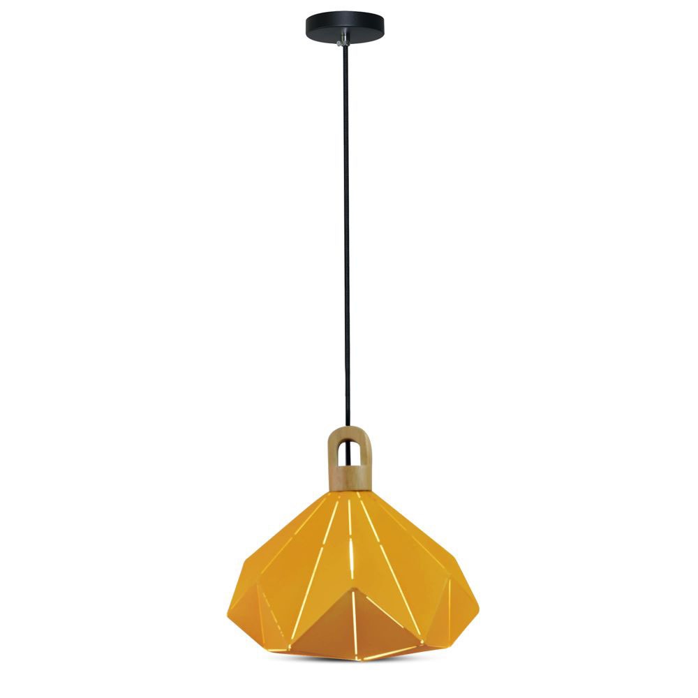 V-TAC Pendelleuchte E27 60W Gelb 330mm IP20