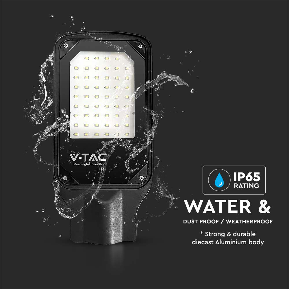 V-TAC LED Strassenleuchte 30W Tageslicht 268mm IP65