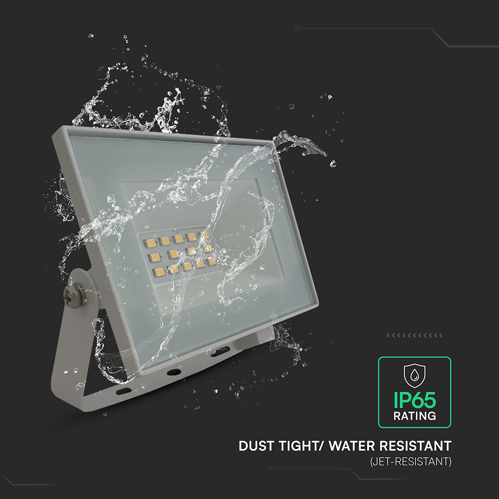 V-TAC LED Flutlicht 10W Tageslicht IP65
