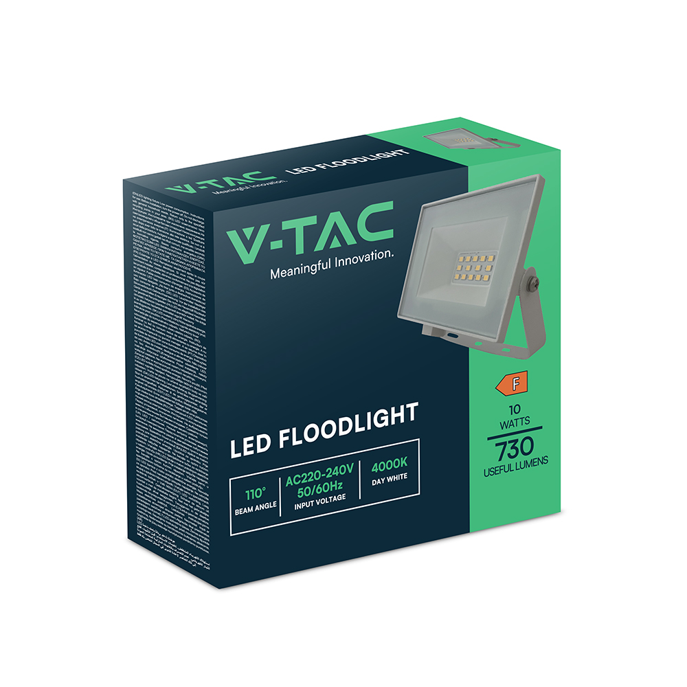 V-TAC LED Flutlicht 10W Tageslicht IP65