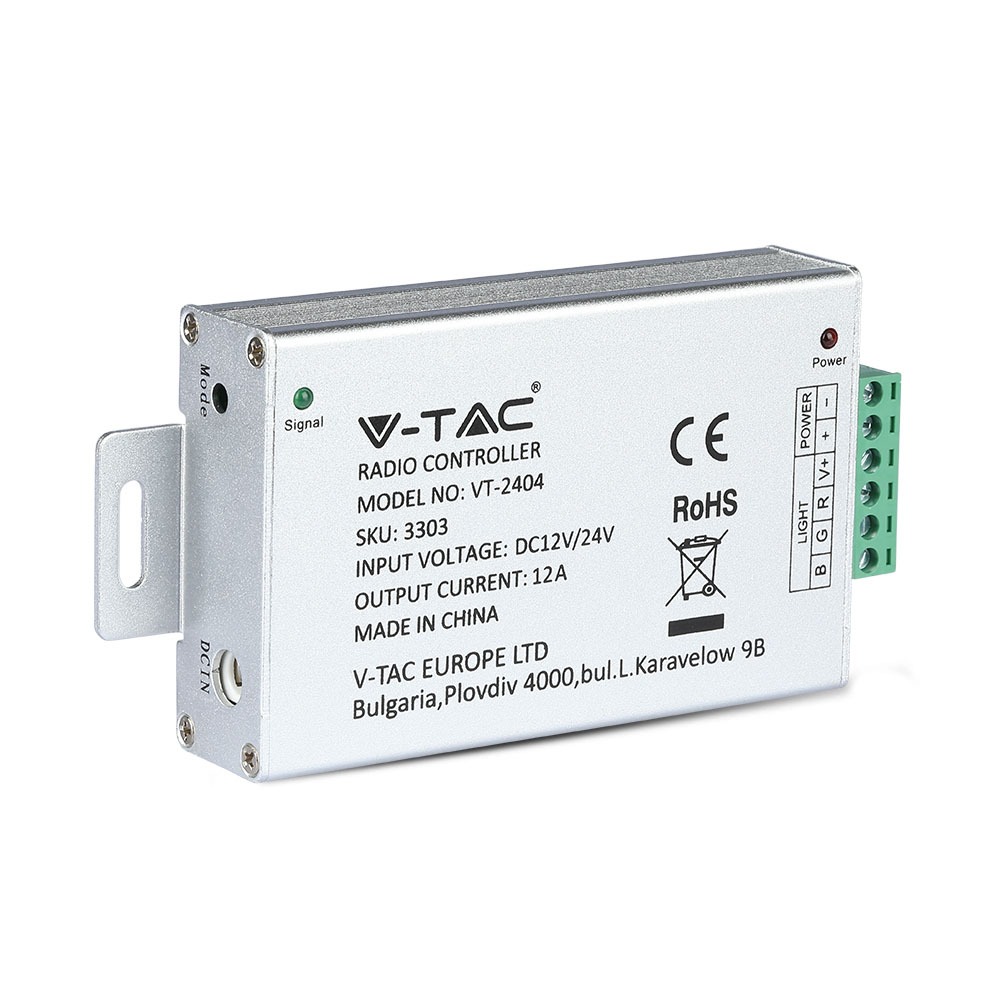 V-TAC Controller 4A IP20 135mm