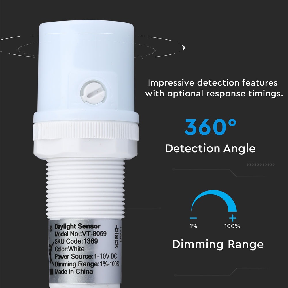 V-TAC Bewegungsmelder Tageslichtsensor IP20