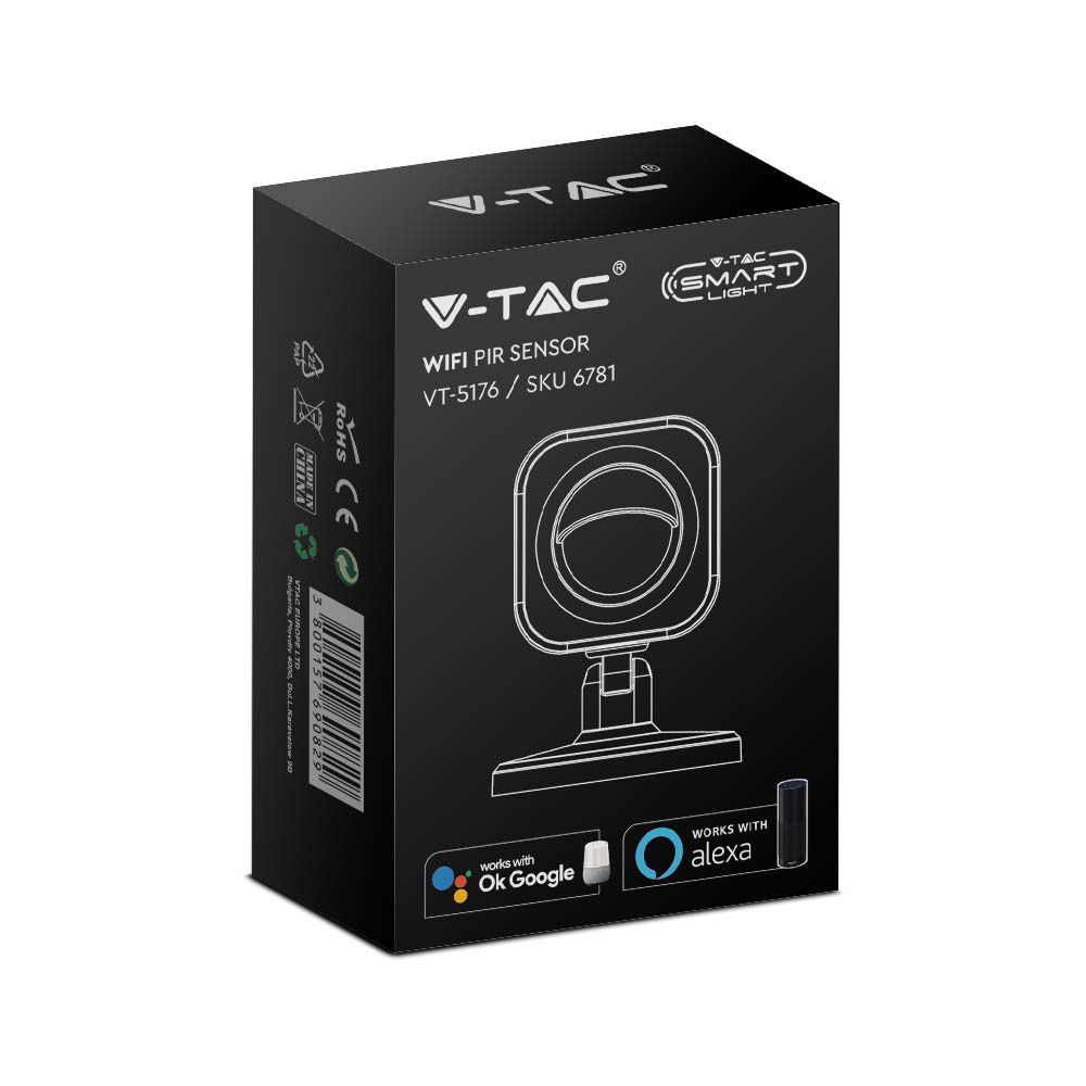 V-TAC Bewegungsmelder WLAN PIR Sensor