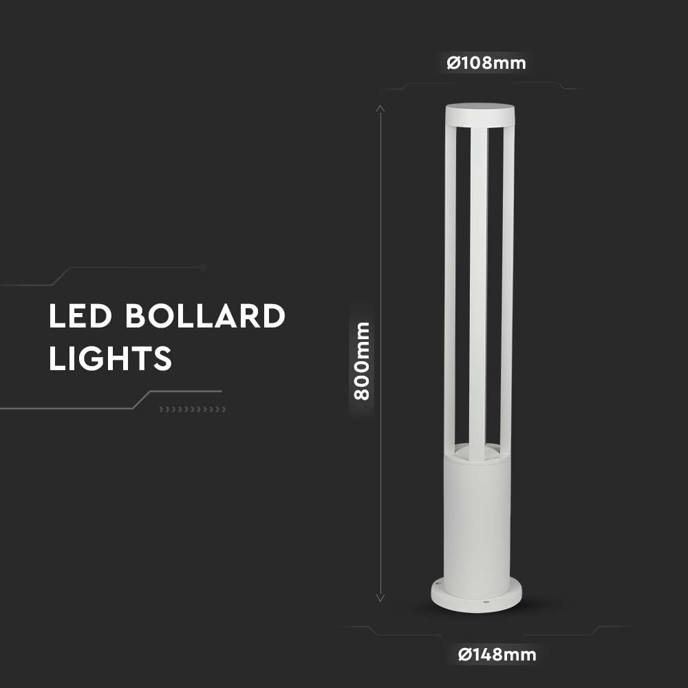 V-TAC Bollardleuchte 10W 4000K 855mm IP65